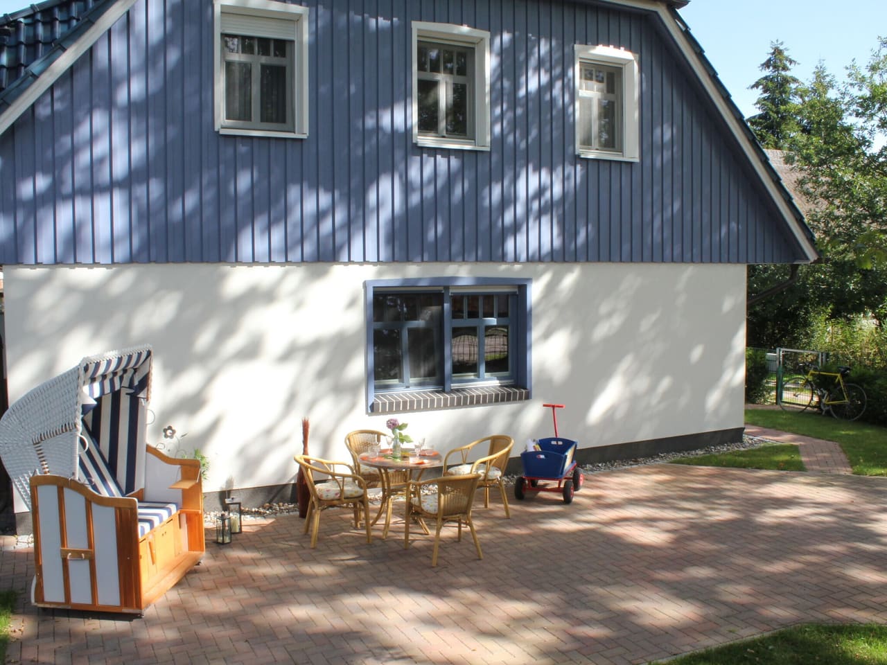 Der eingezäunte Garten in Westlage