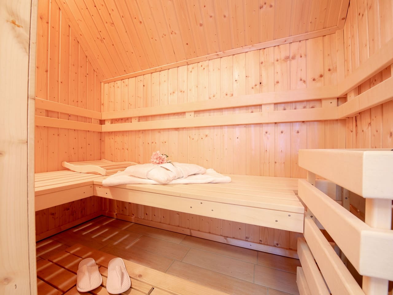 Die hauseigene Sauna